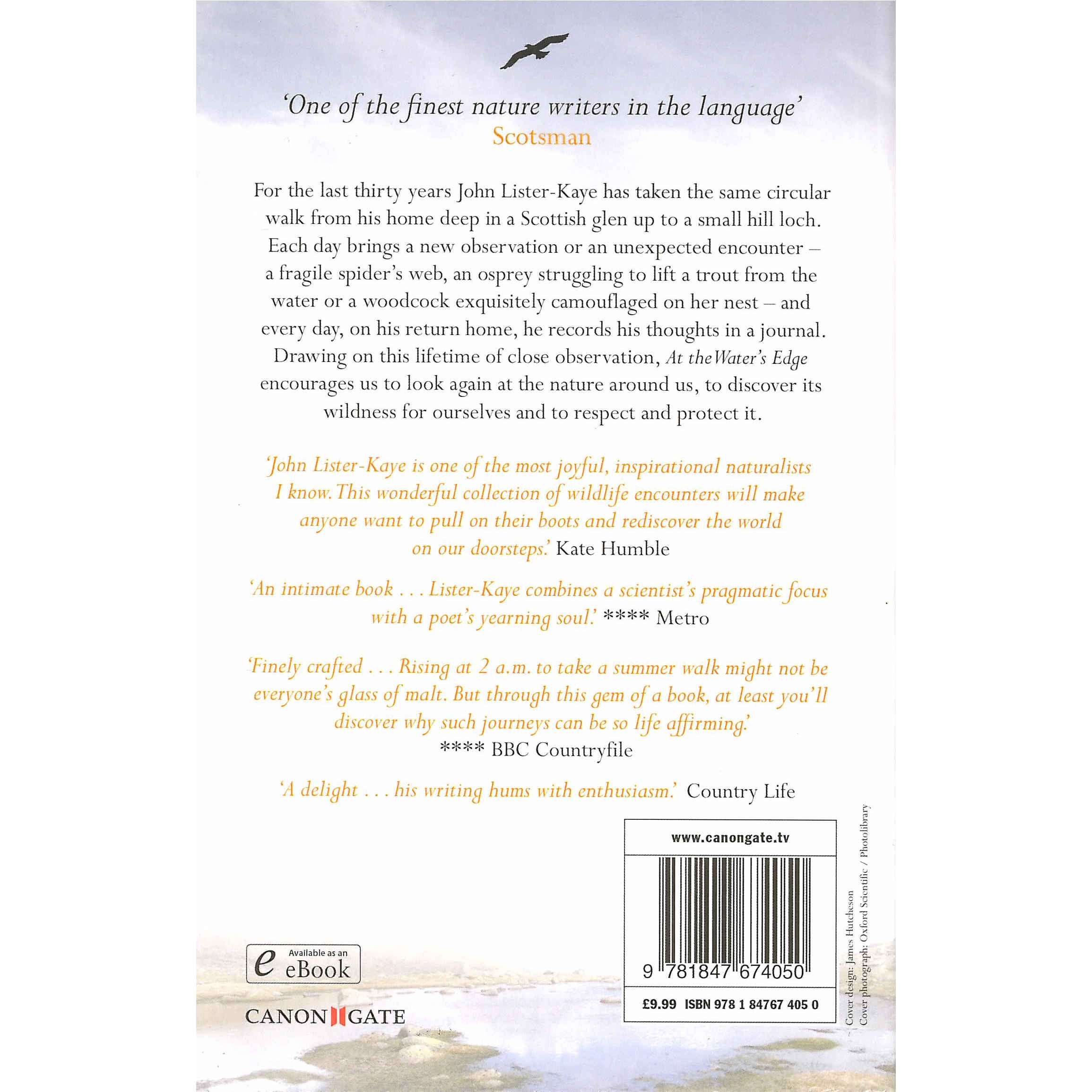 John Lister-Kaye - At The Water's Edge back cover