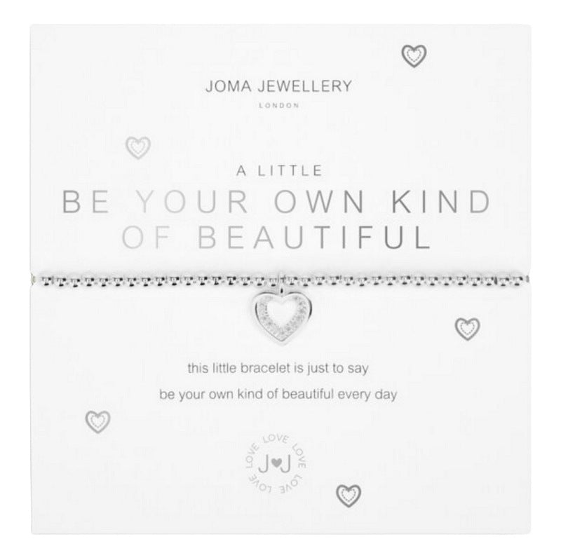 Joma Jewellery A Little Be Your Own Kind Of Beautiful Bracelet 5225 on card