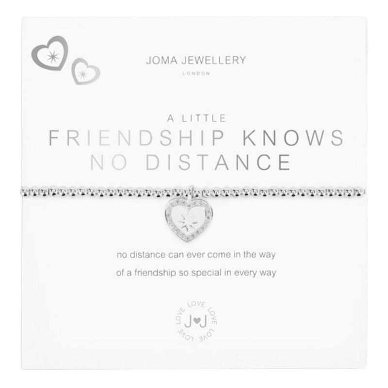 Joma Jewellery A Little Friendship Knows No Distance Bracelet 5229 on card