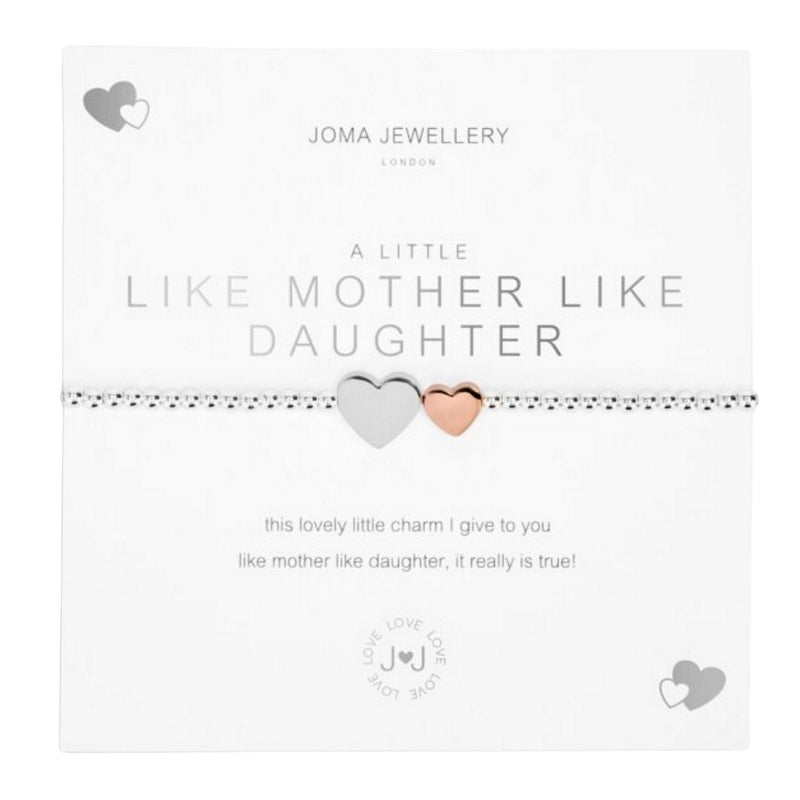 Joma Jewellery A Little Like Mother Like Daughter Bracelet 5217 on card