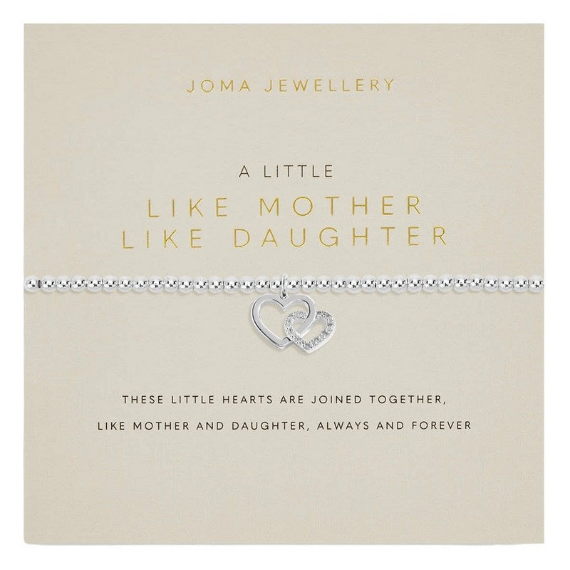 Joma Jewellery A Little Like Mother Like Daughter Bracelet 5490 on card