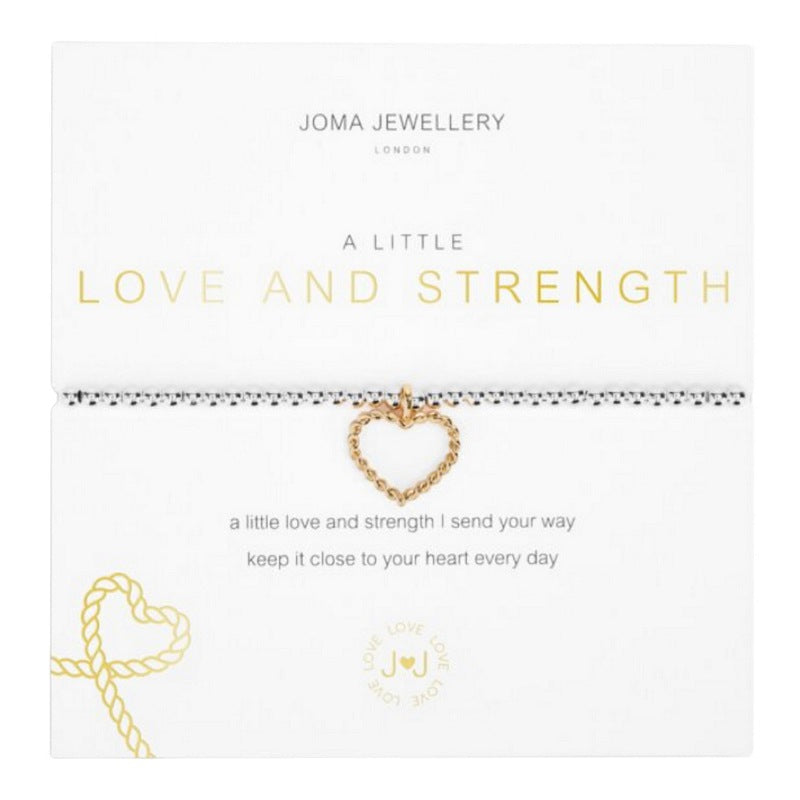 Joma Jewellery A Little Love And Strength Bracelet 5219 on card