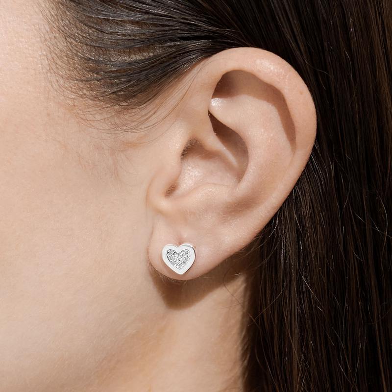 Joma Jewellery A Little Love You Earrings Boxed 5305 on model