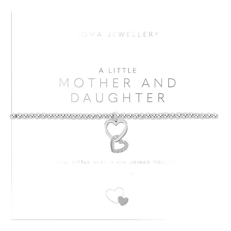 Joma Jewellery A Little Mother And Daughter Bracelet 5869 on card