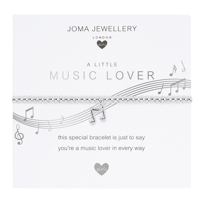 Joma Jewellery A Little Music Lover Child's Bracelet C530  on card