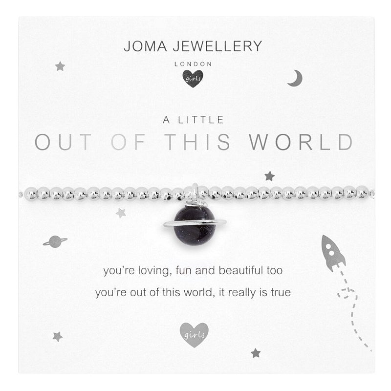 Joma Jewellery A Little Out Of This World Child's Bracelet C561 on card