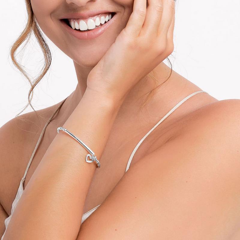 Joma Jewellery All You Need Is Love Bracelet 4786 on model