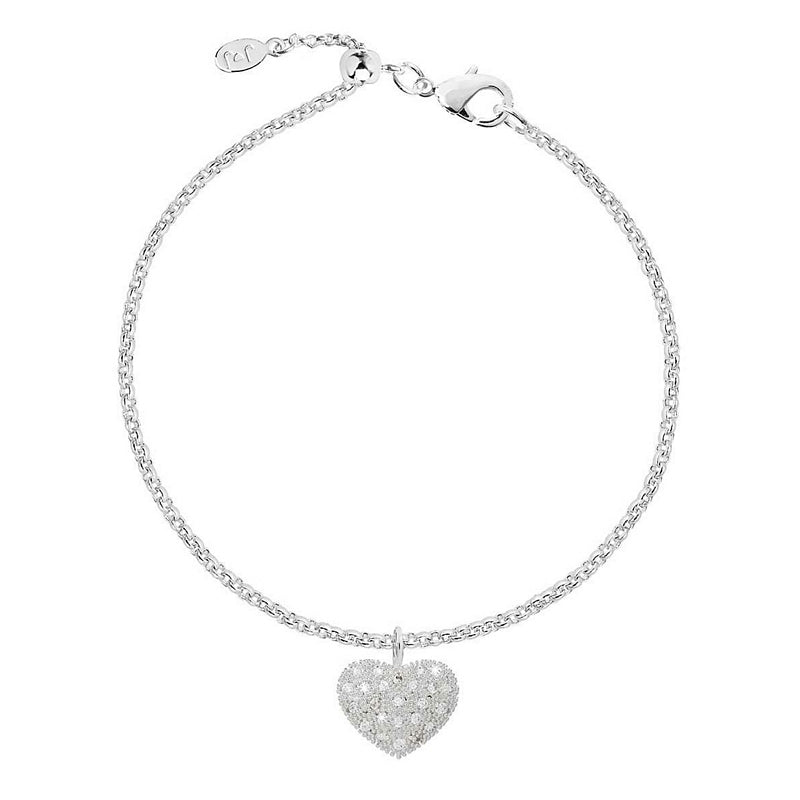 Joma Jewellery Bella Pave Heart Bracelet 3910 main