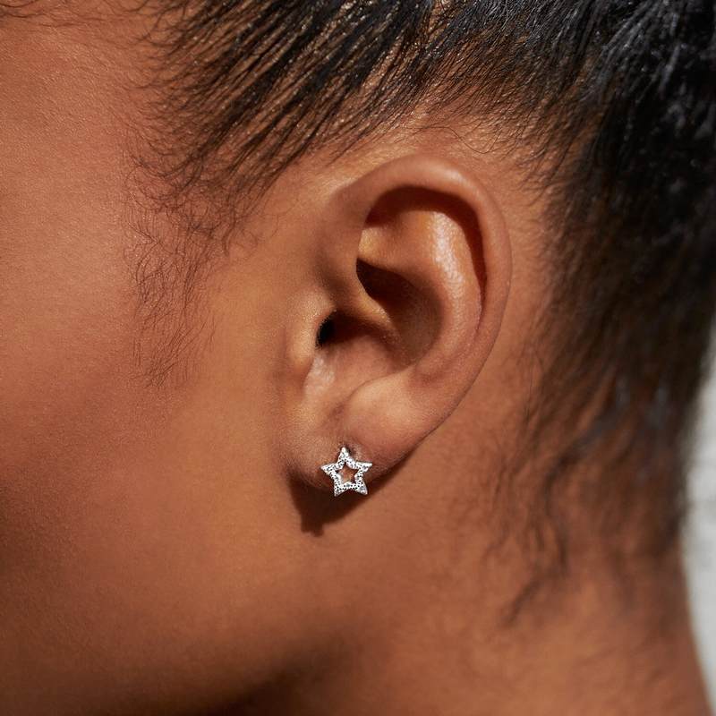 Joma Jewellery Celebration Earring Set Happy Birthday 5611 on model