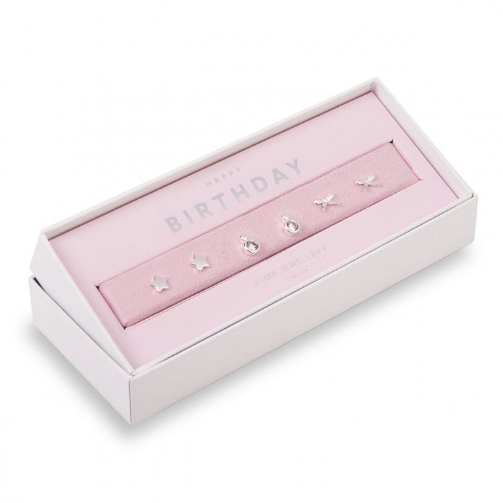 Joma Jewellery Earring Gift Box - Happy Birthday 4269 main