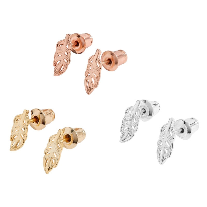 Joma Jewellery Florence Feathers Earrings Set 5358 main