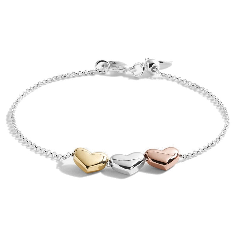 Joma Jewellery Florence Heart Trio Bracelet 5119 main