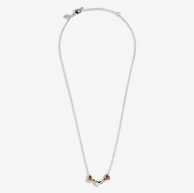 Joma Jewellery Florence Heart Trio Necklace 5118 main
