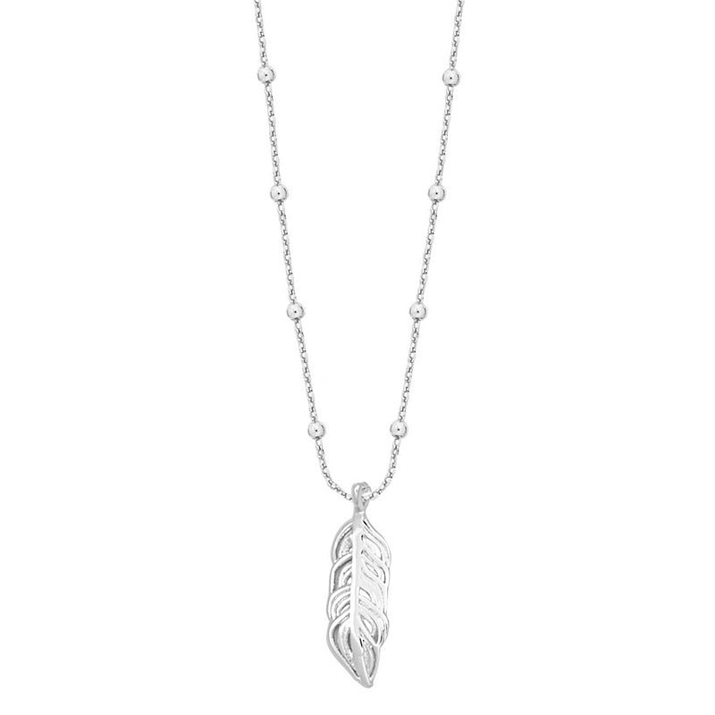 Joma Jewellery Freya Feather Necklace 4794 detail