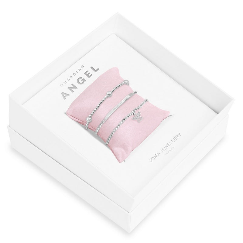 Joma Jewellery Guardian Angel Stacking Bracelets Occasion Gift Box 4650 in box