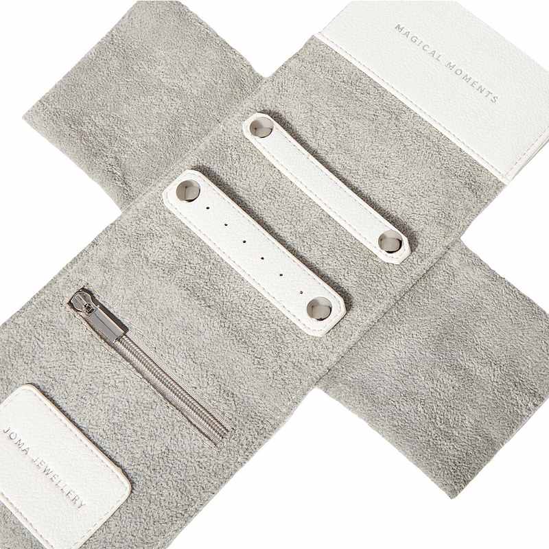 Joma Jewellery Jewellery Roll White Magical Moments 5481 open