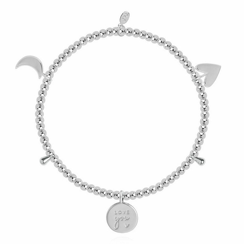 Joma Jewellery Life's A Charm Love You To The Moon Bracelet 4256 main