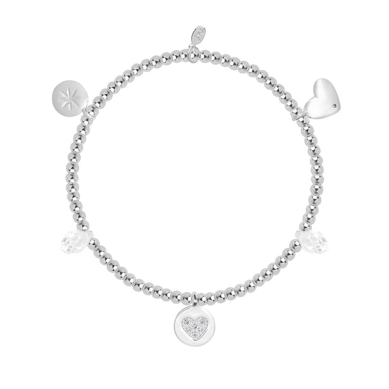 Joma Jewellery Life's A Charm With Love Bracelet 4620 main