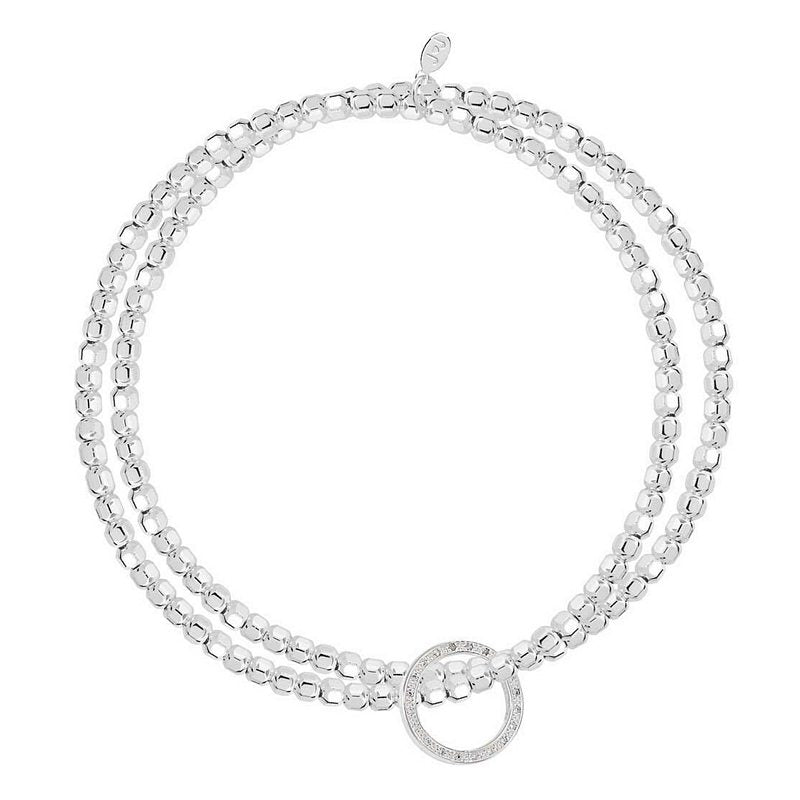 Joma Jewellery Lila Silver-plated Pave Bracelet 3950 main