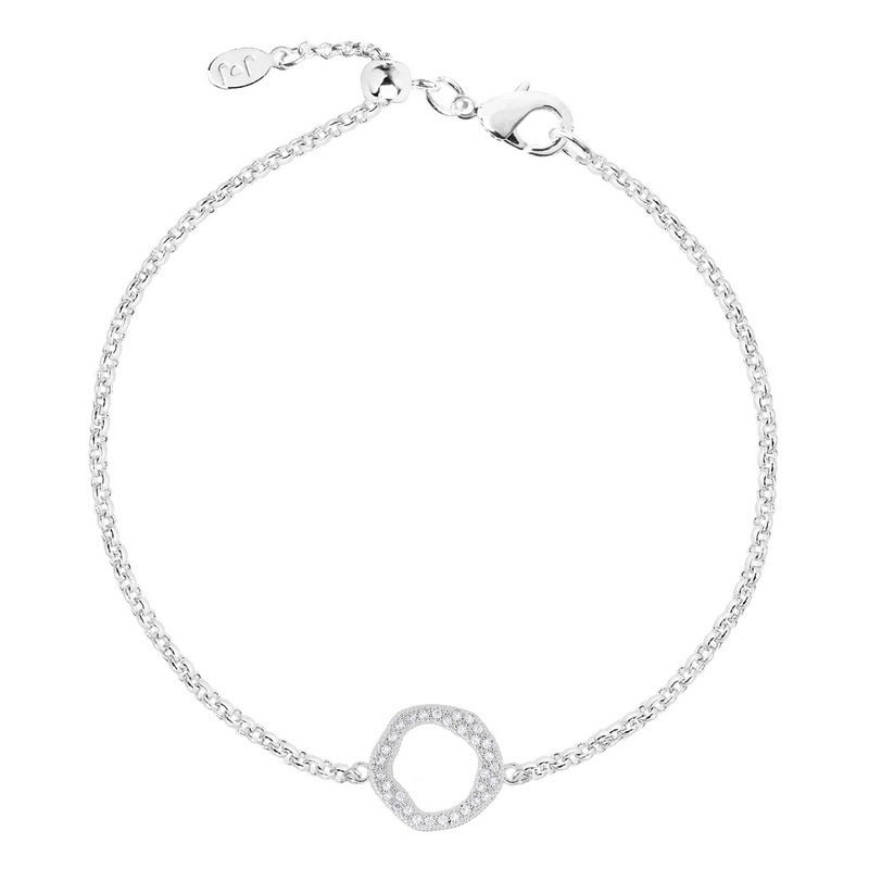 Joma Jewellery Lucia Lustre Round Pave Bracelet 4805 main