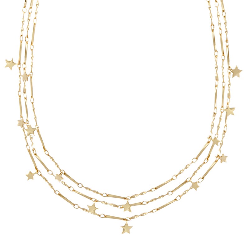 Joma Jewellery Magic is Something You Make Chain Necklace Gold Plated 3984 detail