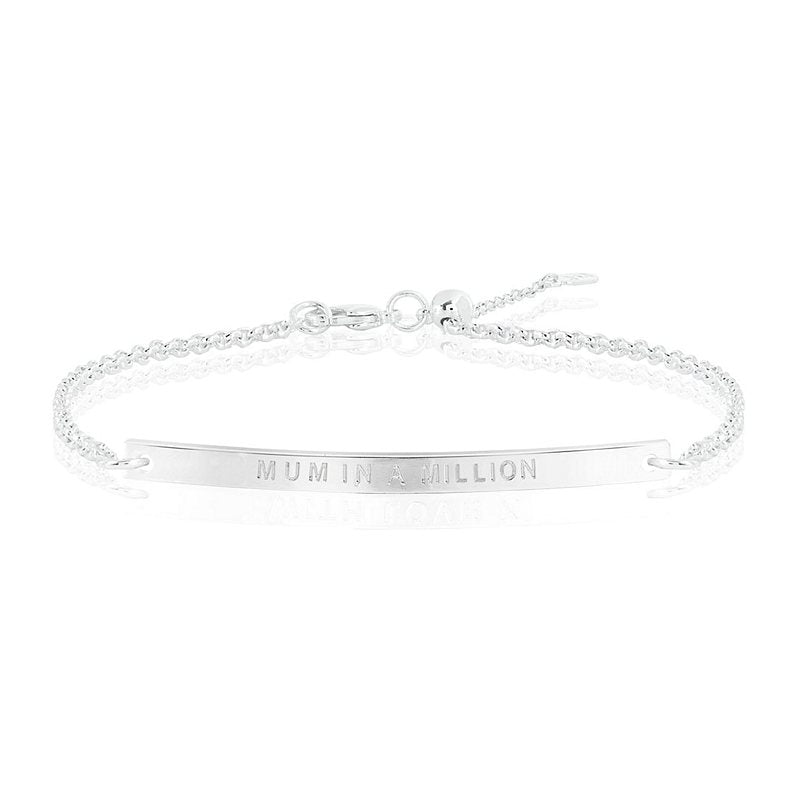 Joma Jewellery Occasion Gift Box Silver Bracelets Mum In A Million 4280 bracelet 1