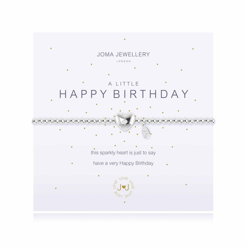 Joma Jewellery A Little Happy Birthday Silver Bracelet