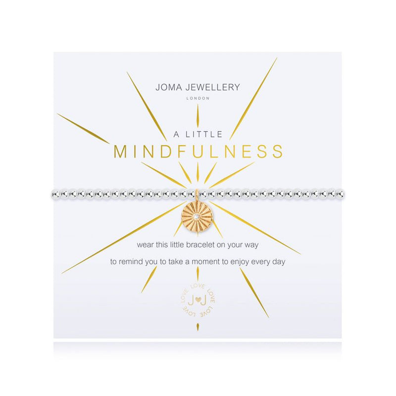 Joma Jewellery A Little Mindfulness Bracelet 3476 on card