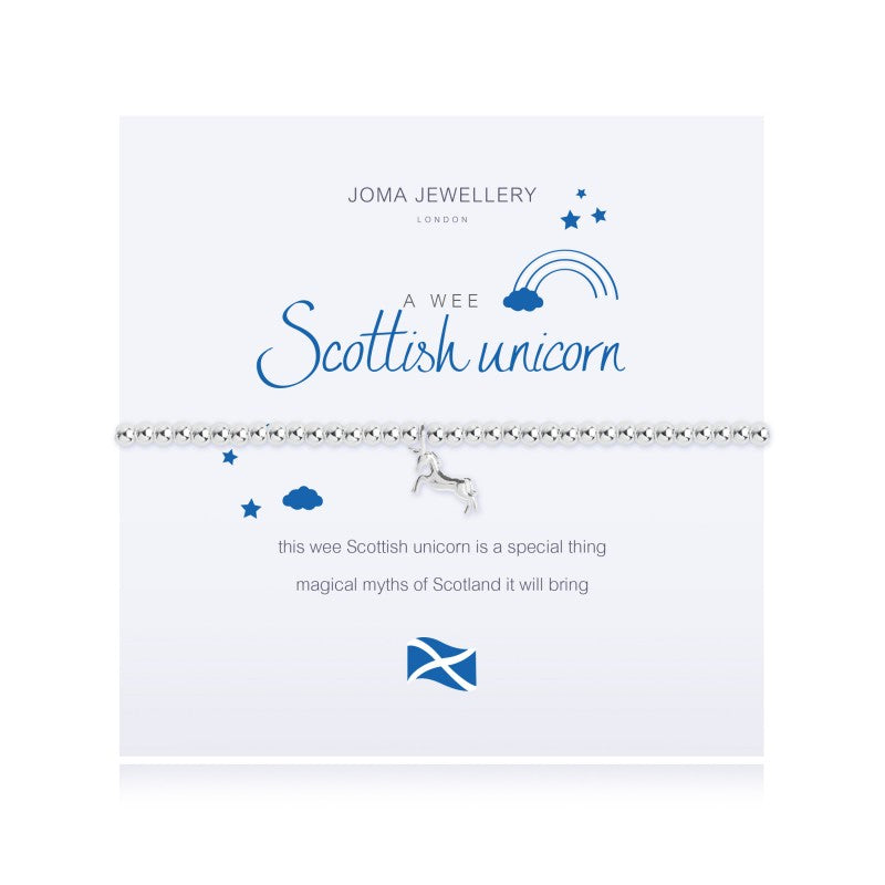 Joma Jewellery A Wee Scottish Unicorn Bracelet 2552