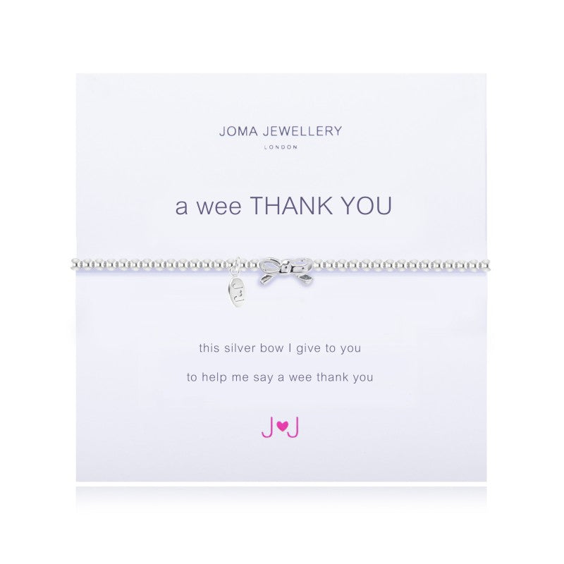 Joma Jewellery A Wee Thank You Bracelet 1509