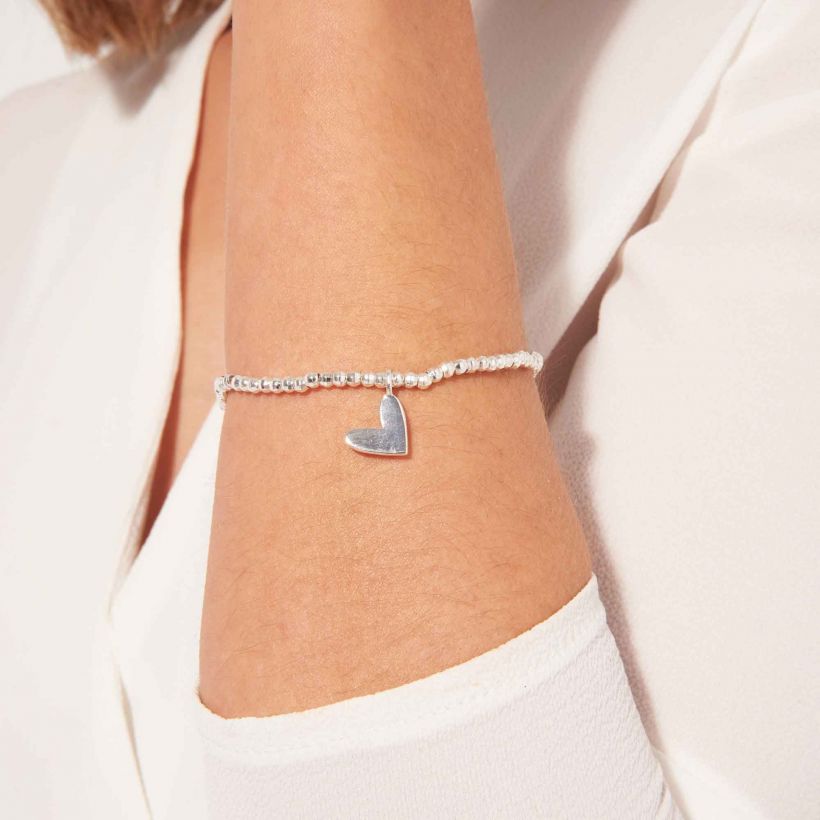 Joma Jewellery Fabulous Friend Faceted A Little Bracelet 3186 on model