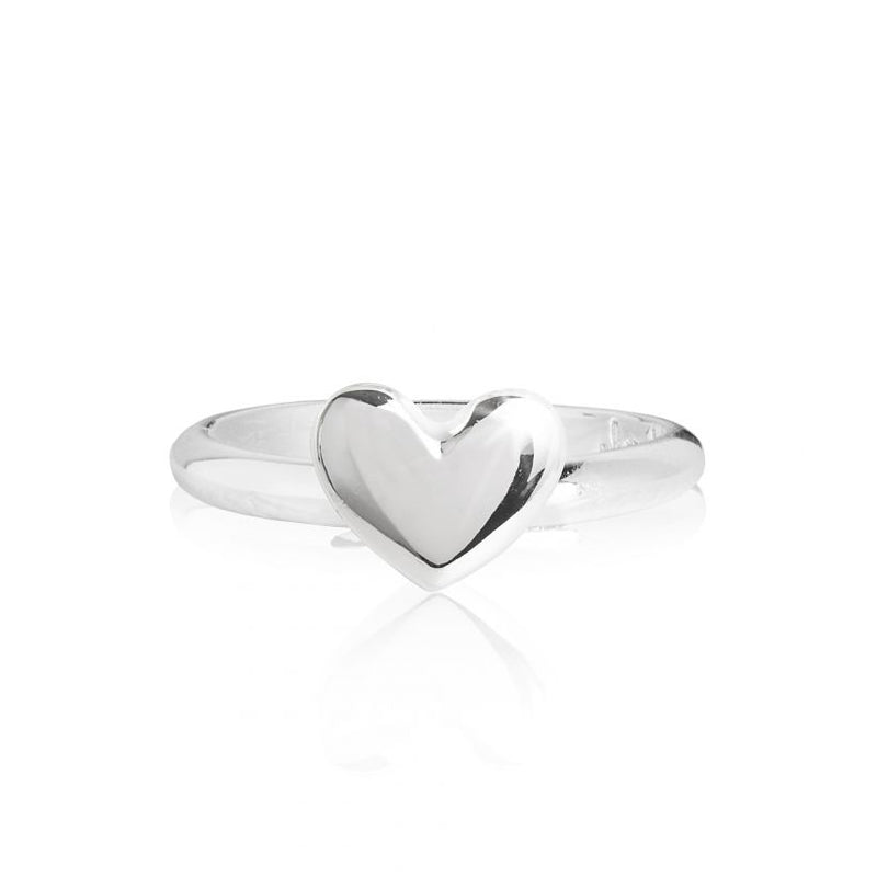 Joma Jewellery Lila Heart Ring silver finish 3275