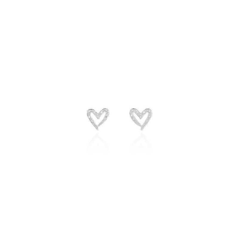 Joma Jewellery Love Love Love Sentiment Set 3510 heart earrings