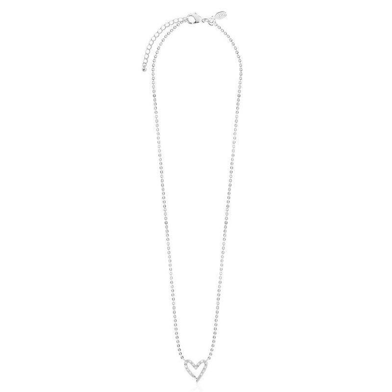 Joma Jewellery Love Love Love Sentiment Set 3510 heart necklace