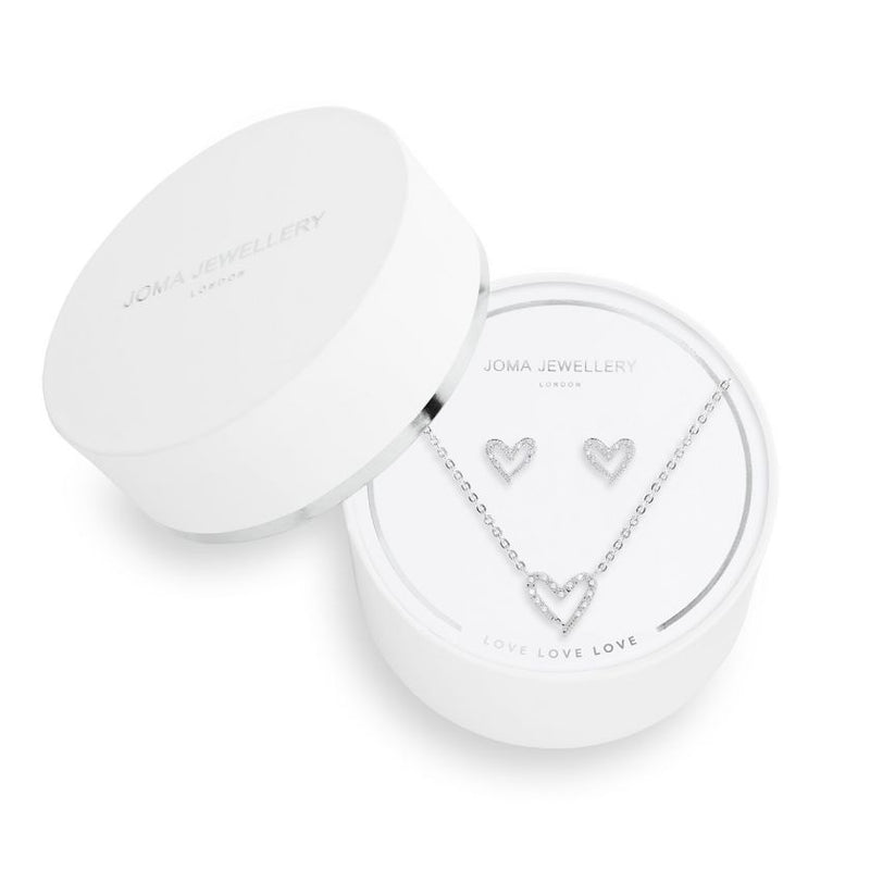 Joma Jewellery Love Love Love Sentiment Set 3510 in box