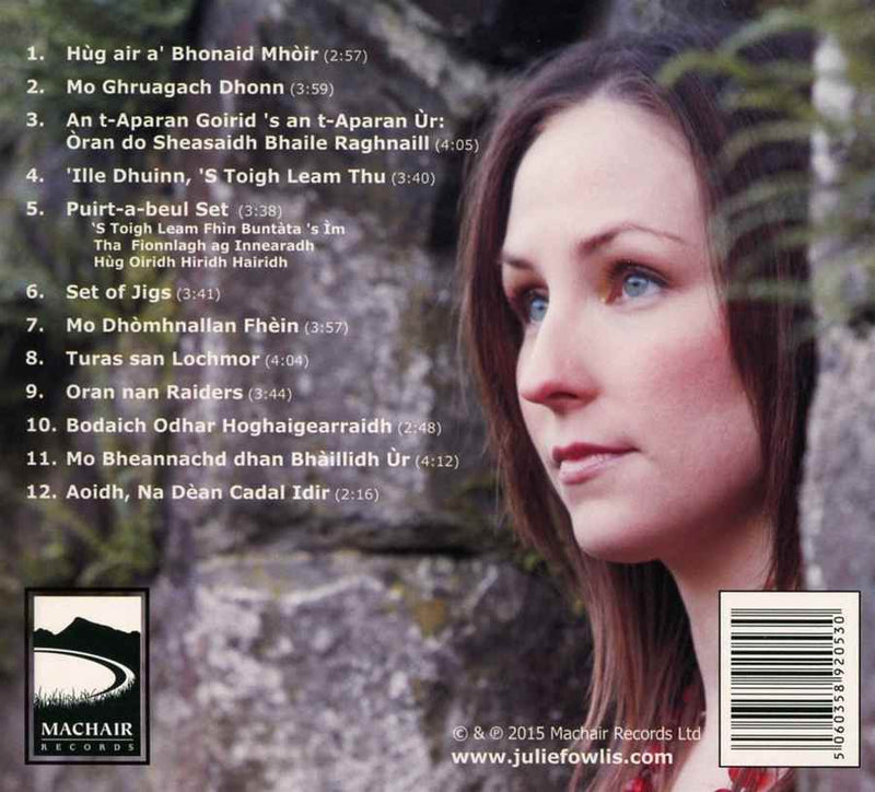 Julie Fowlis - Cuilidh MACH006 CD back cover