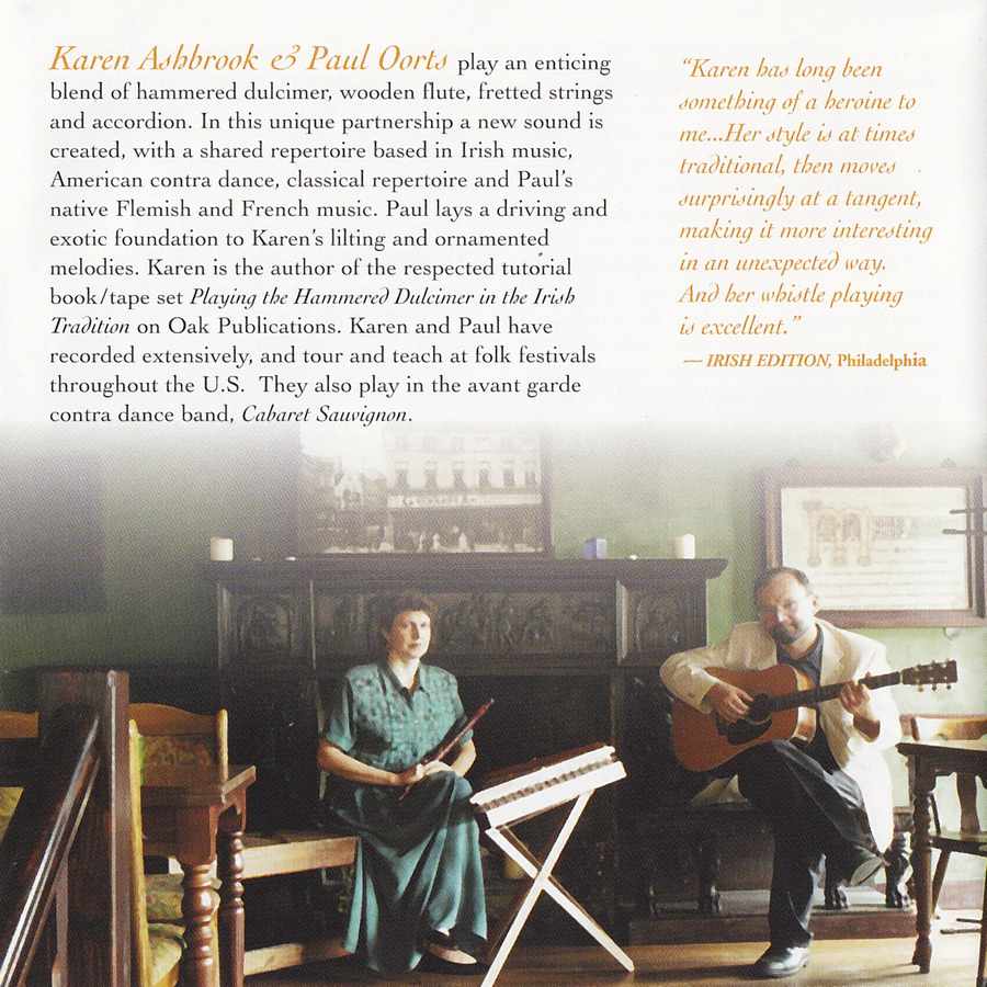 Karen Ashbrook & Paul Oorts - Celtic Cafe MM224 back