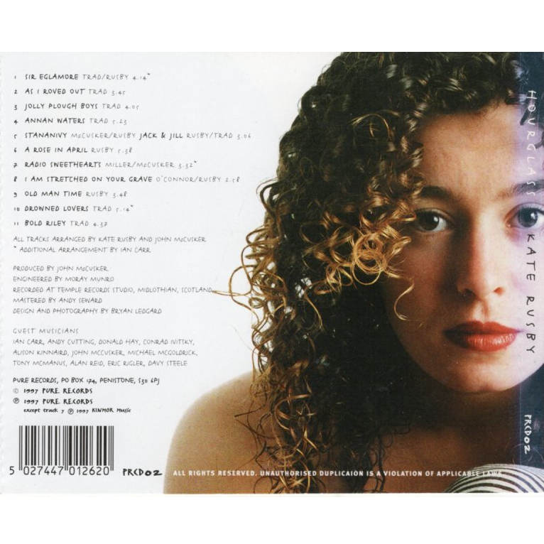 Kate Rusby Hourglass PRCD02 CD track list