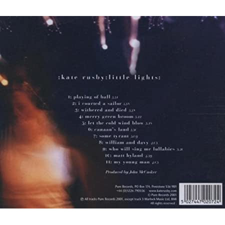 Kate Rusby Little Lights PRCD07 CD back