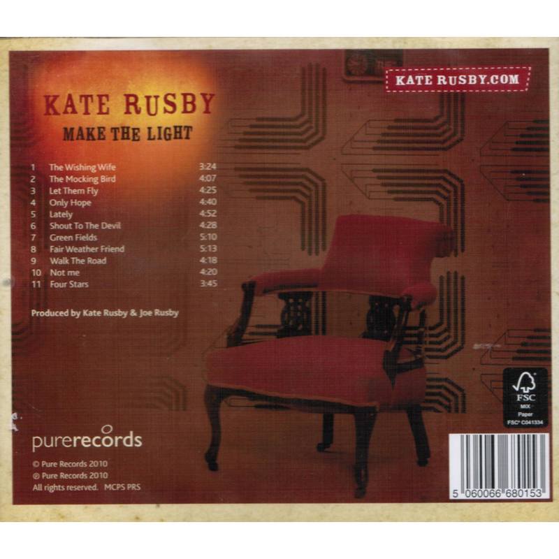 Kate Rusby Make The Light PRCD32 CD track list