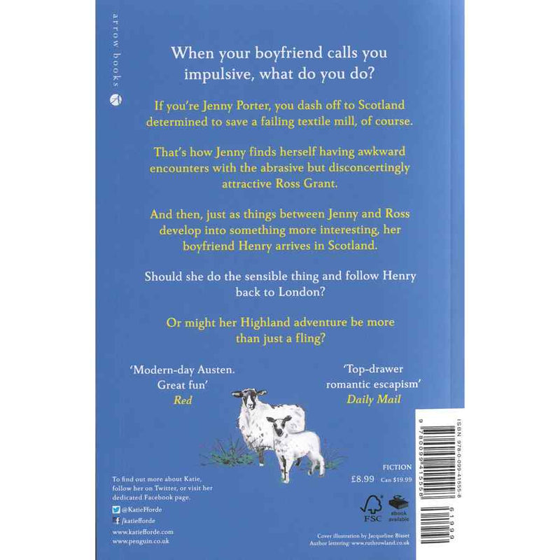 Katie Fforde - Highland Fling book back cover