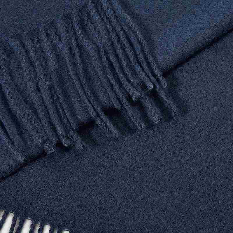 Katie Loxton Blanket Scarf in Navy KLS444 detail