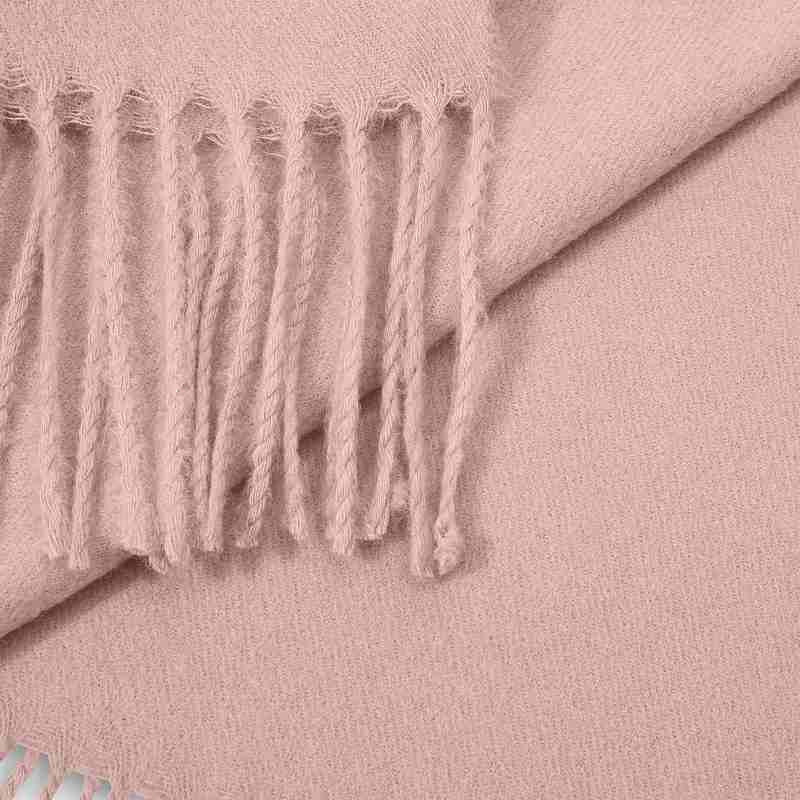 Katie Loxton Blanket Scarf in Pale Pink KLS465 detail