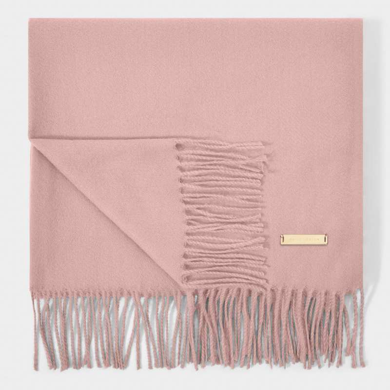 Katie Loxton Blanket Scarf in Pale Pink KLS465 main