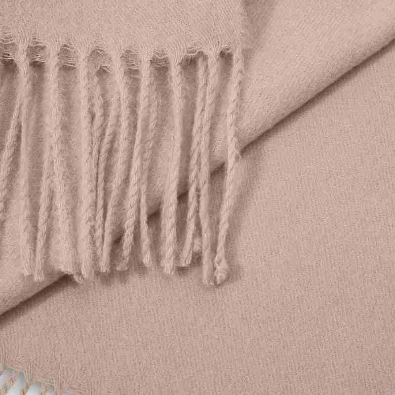 Katie Loxton Blanket Scarf in Taupe KLS463 detail