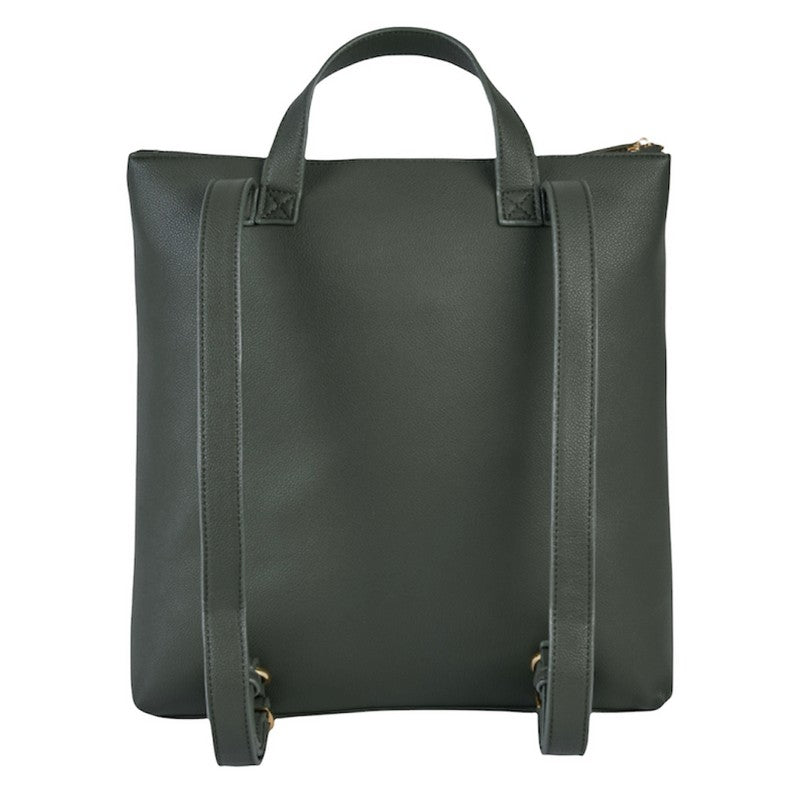 Katie Loxton Brooke Backpack Sustainable Style in Khaki KLB1593 back