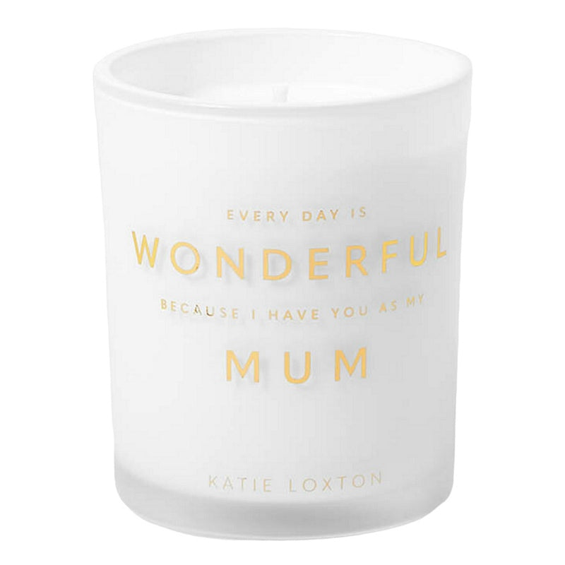 Katie Loxton Candle Wonderful Mum KLC324 front