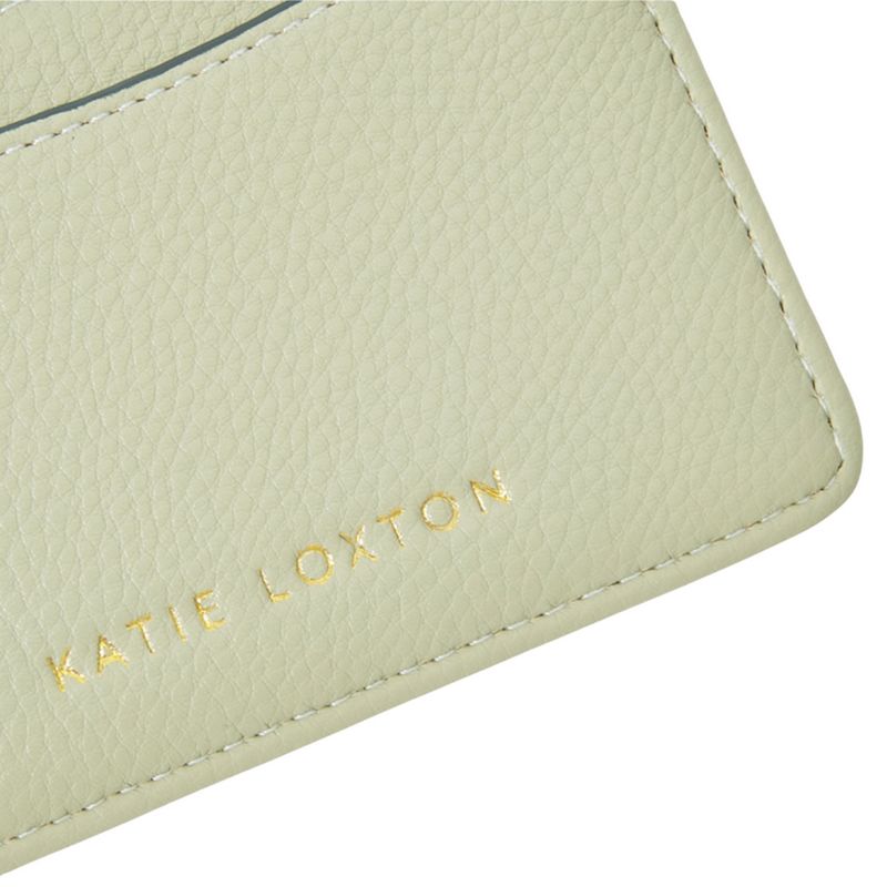Katie Loxton Cara Cardholder Sage Green KLB2032 detail