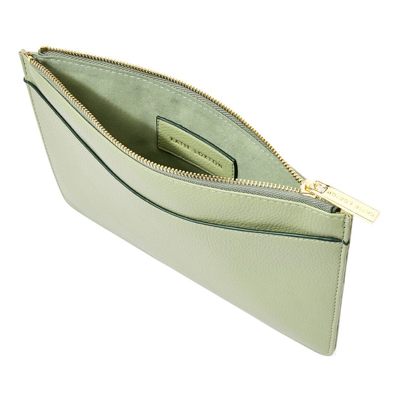 Katie Loxton Cara Pouch in Sage Green KLB2020 open