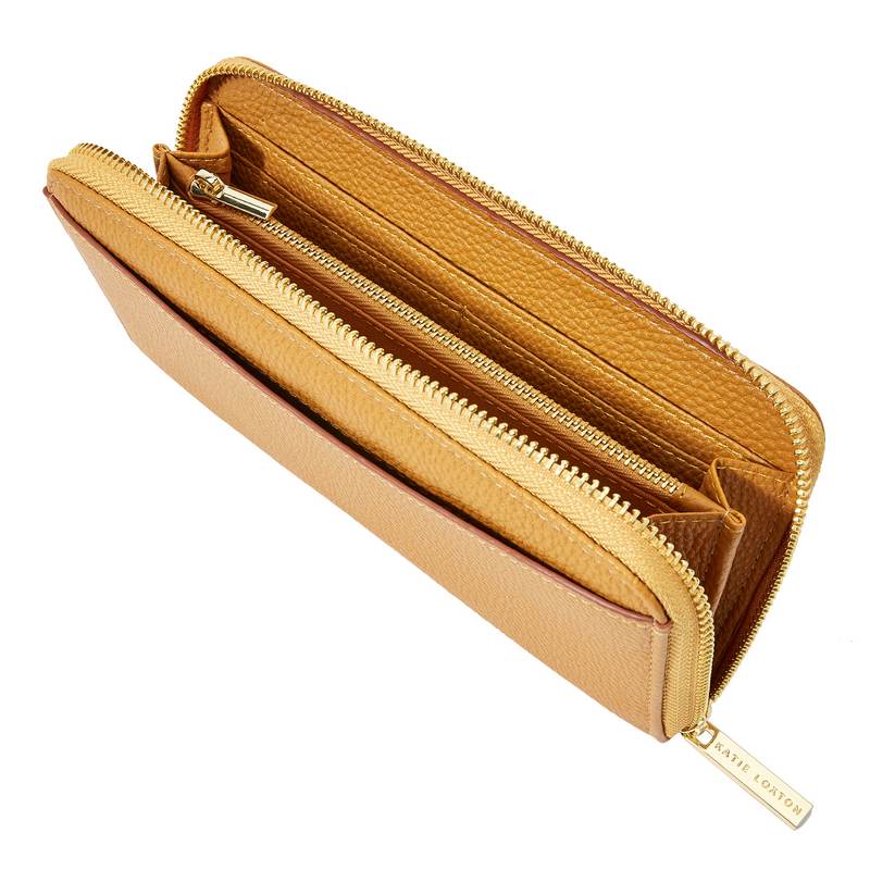 Katie Loxton Cara Purse in Dark Amber KLB2029 open
